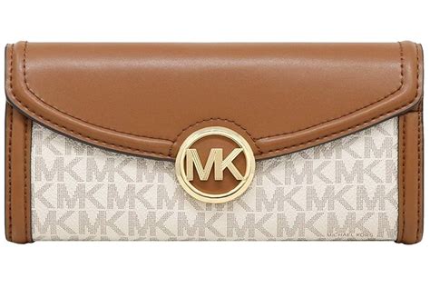 vanilla michael kors wallet.